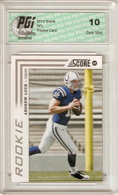 Andrew Luck 2012 Score Colts #304 Rookie Card PGI 10