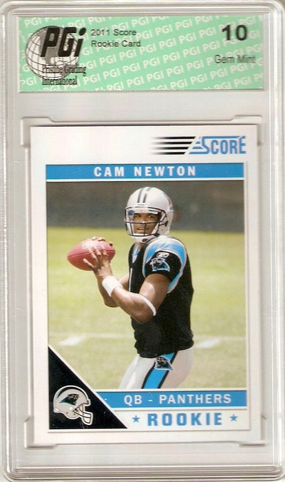 Cam Newton 2011 SCORE #1 Rookie Card Gem Mint PGI 10