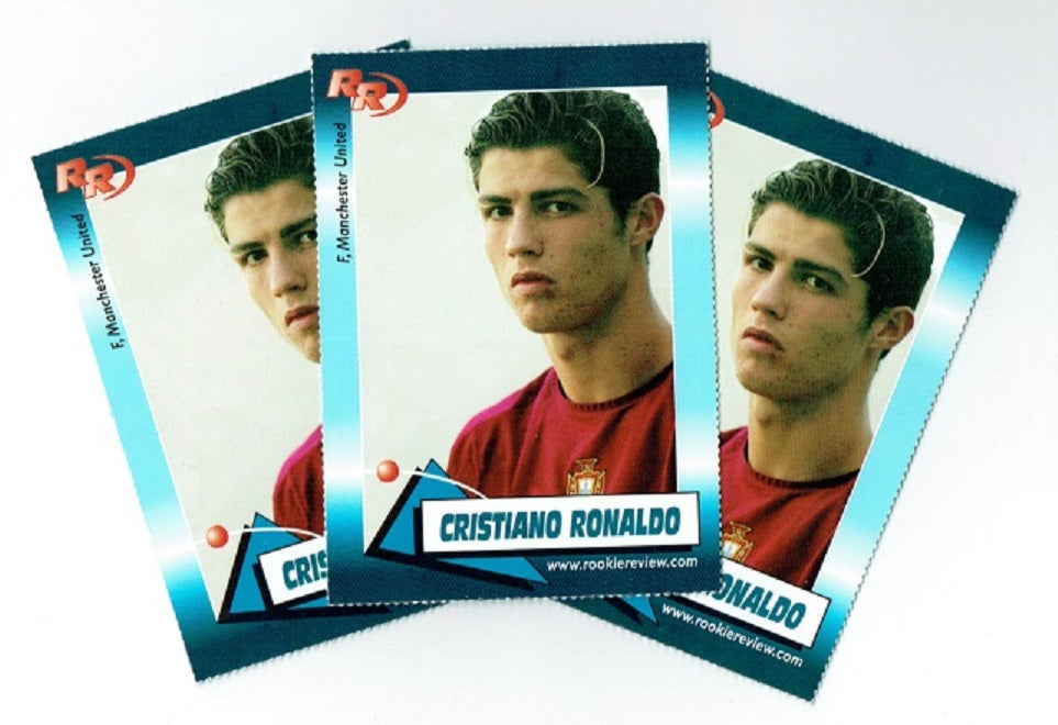 3) Cristiano Ronaldo 2004 Rookie Review #94 Card Lot Manchester United/Portugal