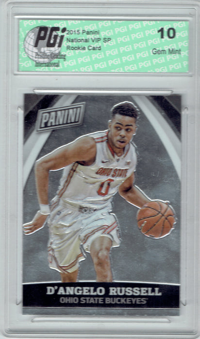 D'Angelo Russell 2015 Panini National VIP SP Rookie Card #89 PGI 10