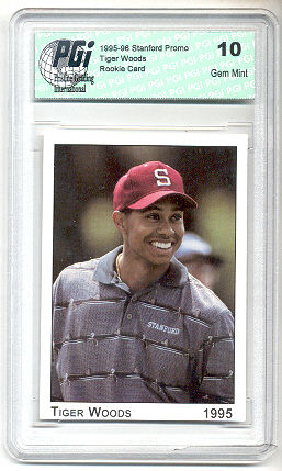 @ Tiger Woods 1995 Stanford PRE-Rookie Card PGI 10 GOLF!!