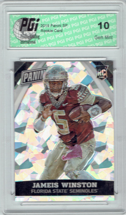 Jameis Winston 2015 National VIP #82 Cracked Ice Rookie Card 25 Made