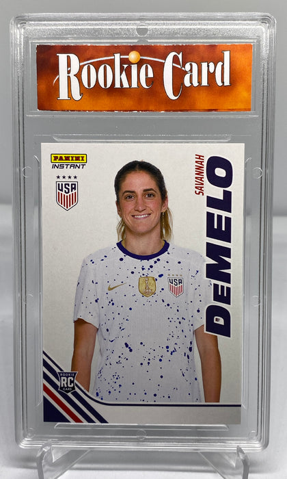 Certified Mint+ Savannah DeMelo 2023 Panini Instant #S-SD Women's World Cup Rookie Card