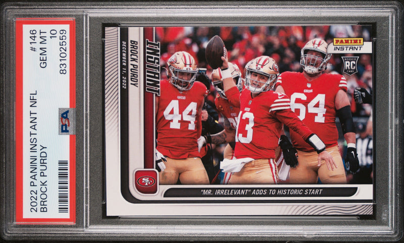 PSA 10 GEM-MT Brock Prdy 2022 Panini Instant #146 Rookie Card Historic Start
