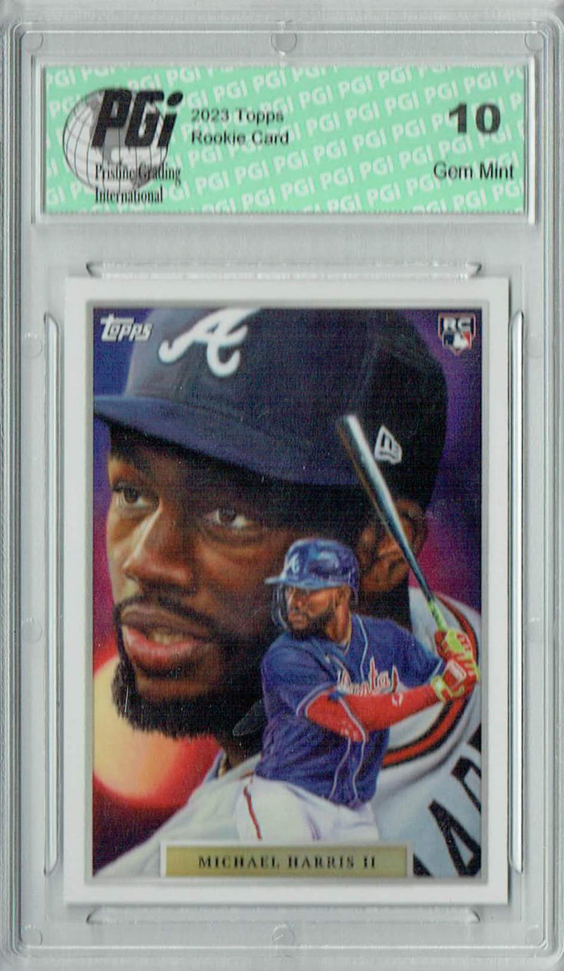 Michael Harris Jr. 2023 Topps Game Within the Game #1 Rookie Card PGI 10