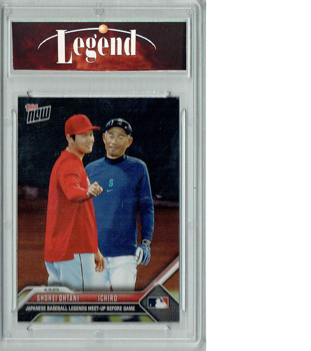 Certified Mint+ Shohei Ohtani/Ichiro 2023 Topps Now #45 Japanese Legends Trading Card