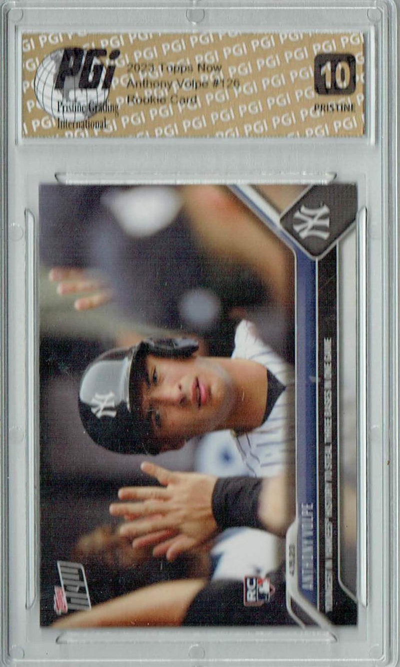 Anthony Volpe 2023 Topps Now #126 PRISTINE Rookie Card PGI 10