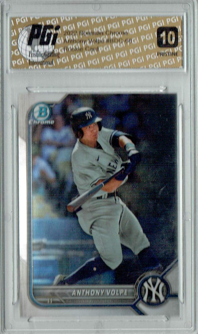 Anthony Volpe 2022 Bowman Chrome #BDC-68 PRISTINE Rookie Card PGI 10