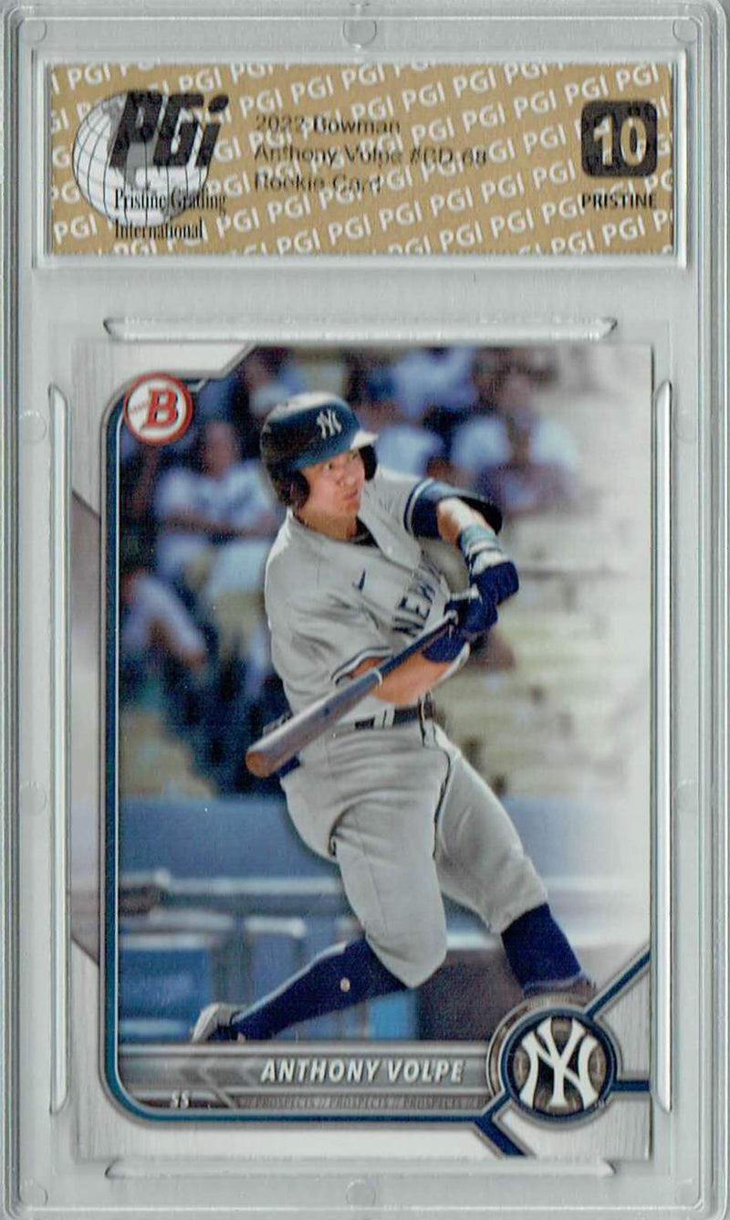 Anthony Volpe 2022 Bowman #BD-68 PRISTINE Rookie Card PGI 10