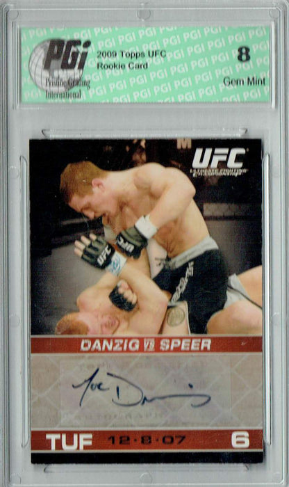 PGI 8 Mac Danzig 2009 Topps UFC #A-MD UFC Round 1  Auto Rookie Card