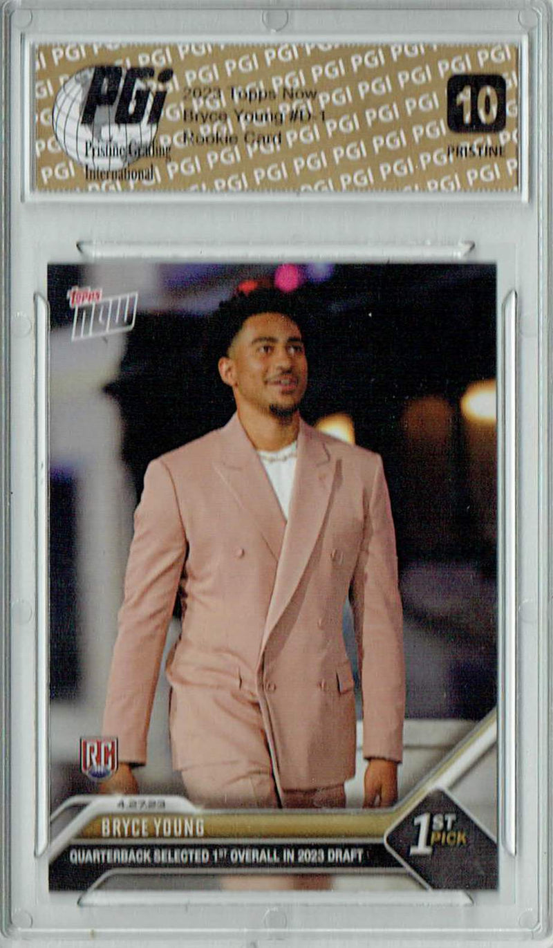 Bryce Young 2023 Topps Now #D-1 PRISTINE Rookie Card PGI 10