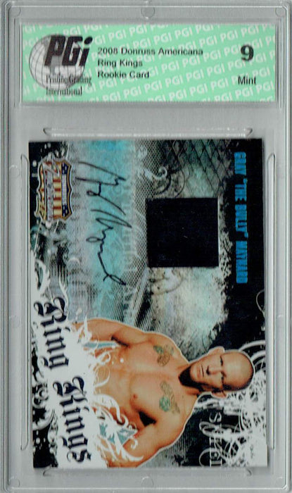 Gray Maynard 2008 Donruss Americana #RK-GM Ring Kings Auto Patch 269/500 Rookie Card PGI 10