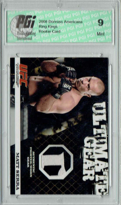 PGI 9 Matt Serra 2009 Topps #UG-MS Ultimate Gear 206/500 Rookie Card