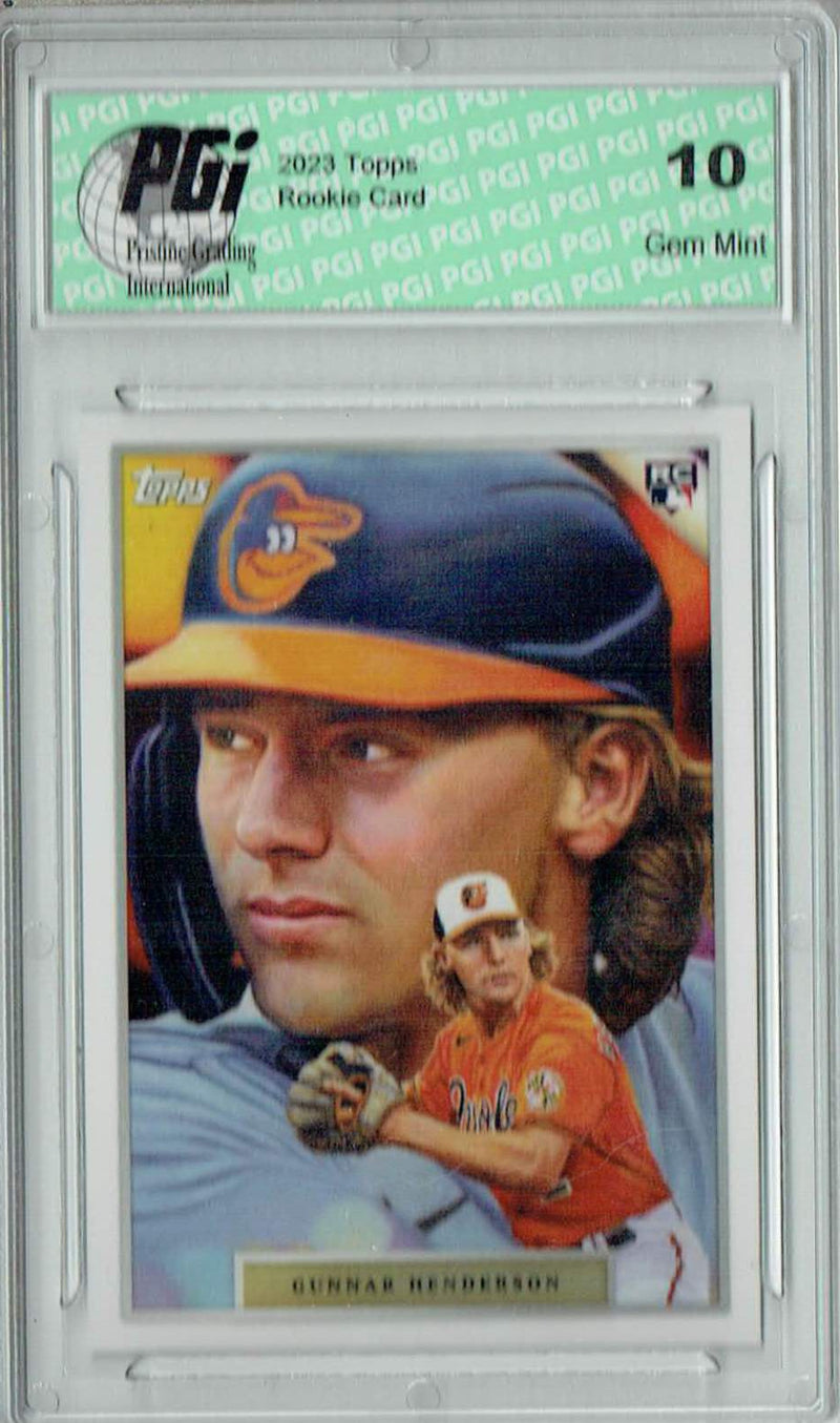 Gunnar Henderson 2023 Topps GWIG #2 Game Within the Game Rookie Card PGI 10