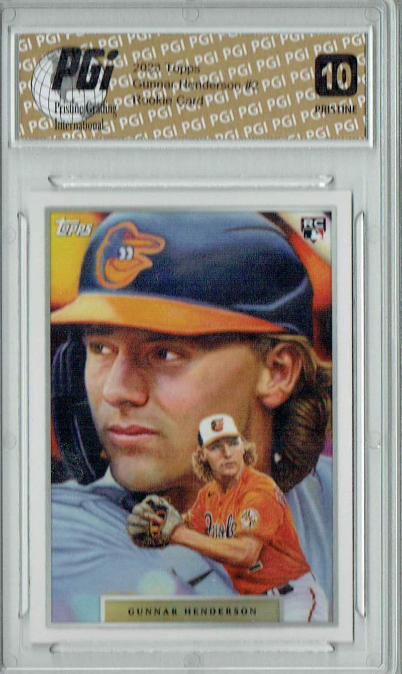 Gunnar Henderson 2023 Topps Game Within the Game #2 PRISTINE Rookie Card PGI 10