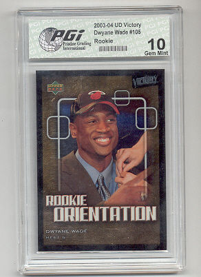 2003-04 Upper Deck Victory Dwyane Wade Rookie PGI 10