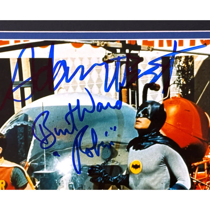 1966 Batman TV Show Cast Signed 8x10 Photos Framed JSA PSA Adam West Burt Ward Kitt Craig