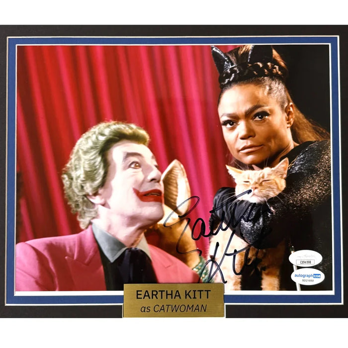 1966 Batman TV Show Cast Signed 8x10 Photos Framed JSA PSA Adam West Burt Ward Kitt Craig