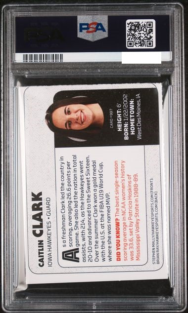 PSA 6 EX-MT Caitlin Clark 2011 S.I. for Kids #997 Rookie Card Iowa Hawkeyes SI