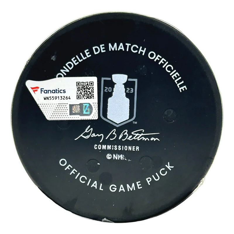 2023 Vegas Golden Knights Stanley Cup Used "Game 5" Championship Winning Puck