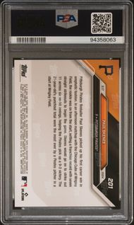 PSA 10 Paul Skenes 2024 Topps Now #201 1st MLB Win! Rookie Card