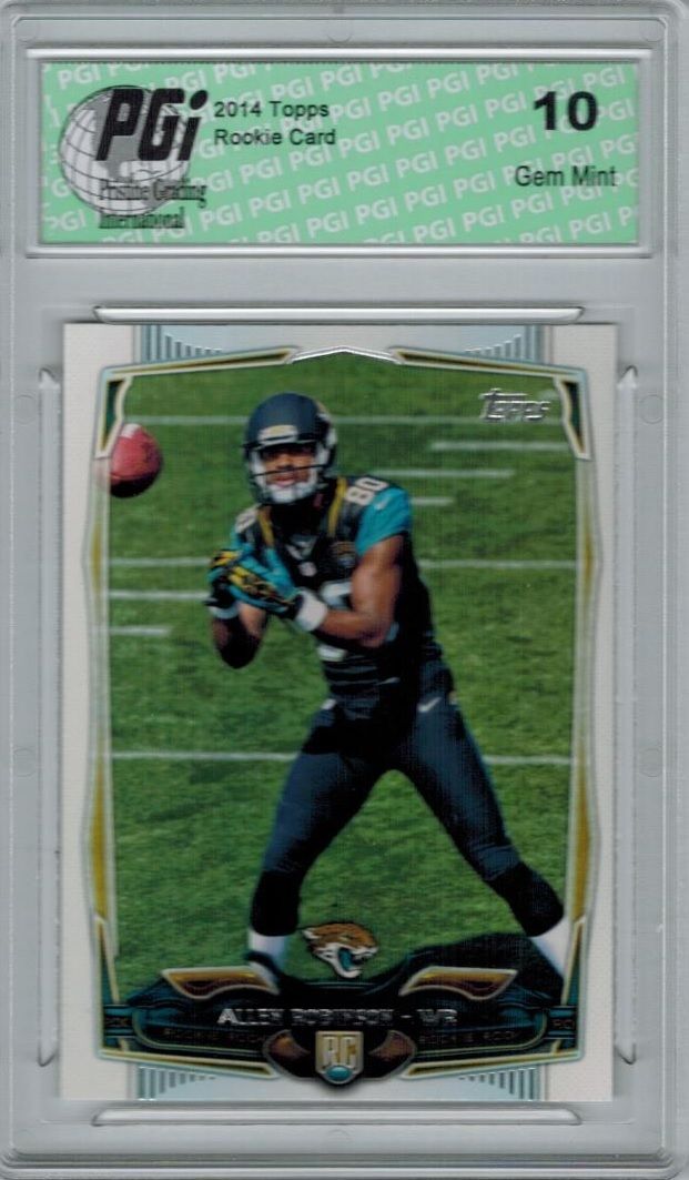 2014 Topps Football #375 Allen Robinson, Jacksonville Rookie Card PGI 10