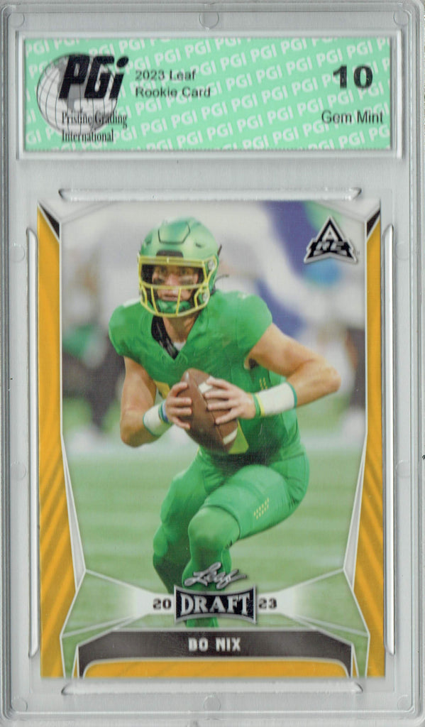 bo nix graded rookie card Oregon / Denver PGI 10 Gem Mint Football Trading Ca — Rookie Cards Auburn University Pokemon | Other | Quantity:1 unit (100 sleeves) OP15