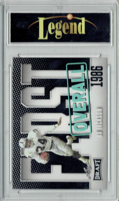 Certified Mint+ Bo Jackson 2023 Leaf Football #6 First Overall Trading Card