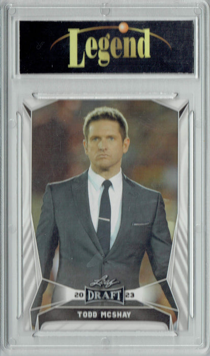 Certified Mint+ Todd McShay 2023 Leaf Football #30 College Analyst Trading Card