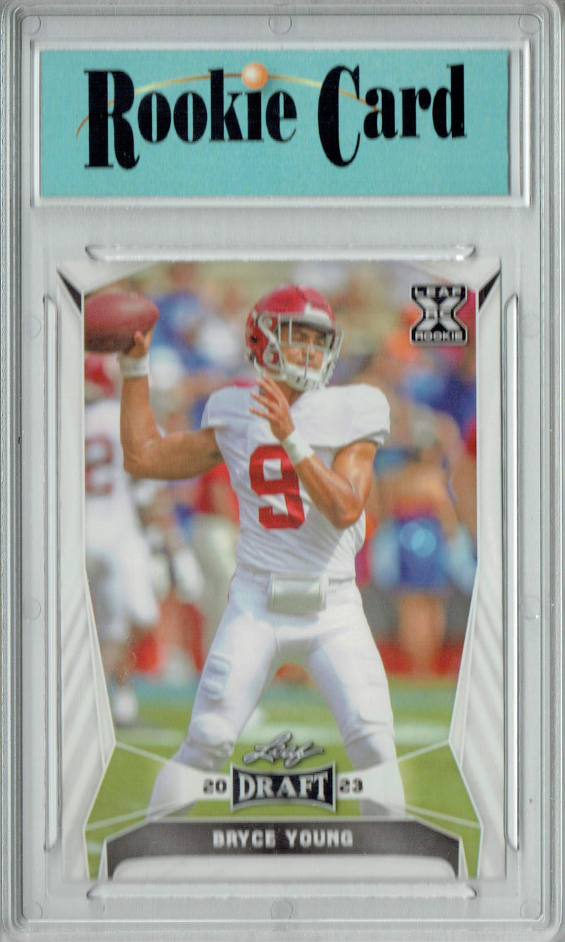 Bryce Young Rookie Card Football Trading Card 2023 Leaf #42 Alabama  Certified Mint+