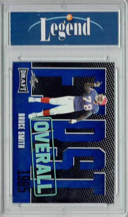 Certified Mint+ Bruce Smith 2023 Leaf Football #5 Blue SP First Overall Buffalo Bills Card