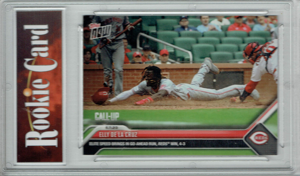 Certified Mint+ Elly De La Cruz 2023 Topps Now #430 Elite Speed Rookie Card