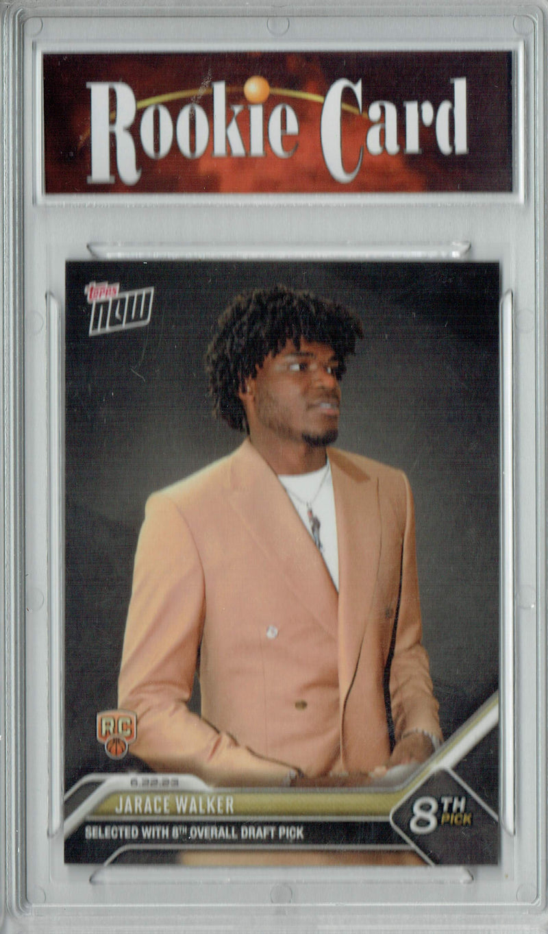 Jarace Walker 2023 Topps Now #D-5 NBA Draft 8th Overall Rookie Card PGI 10