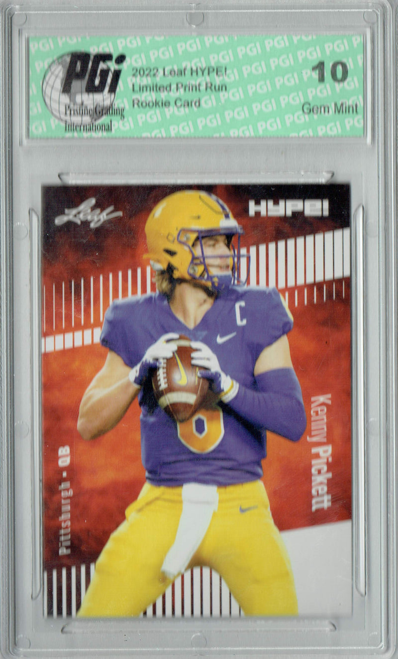 Kenny Pickett 2022 Leaf HYPE! #79A Only 5000 Made! Rookie Card PGI 10