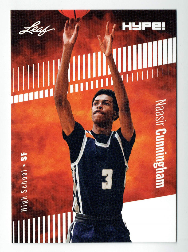 Mint Naasir Cunningham 2022 Leaf HYPE #73 Just 5000 Ever Made Rookie Card