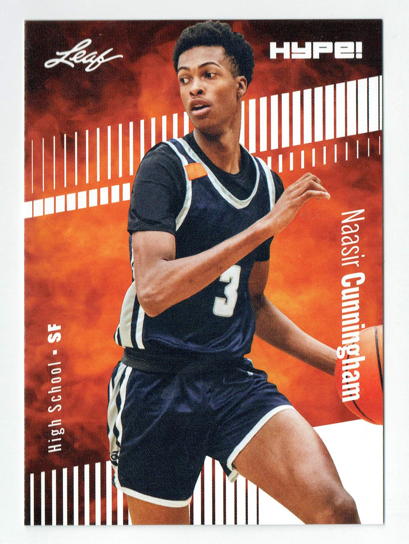 Mint Naasir Cunningham 2022 Leaf HYPE #73A Just 5000 Ever Made Rookie Card