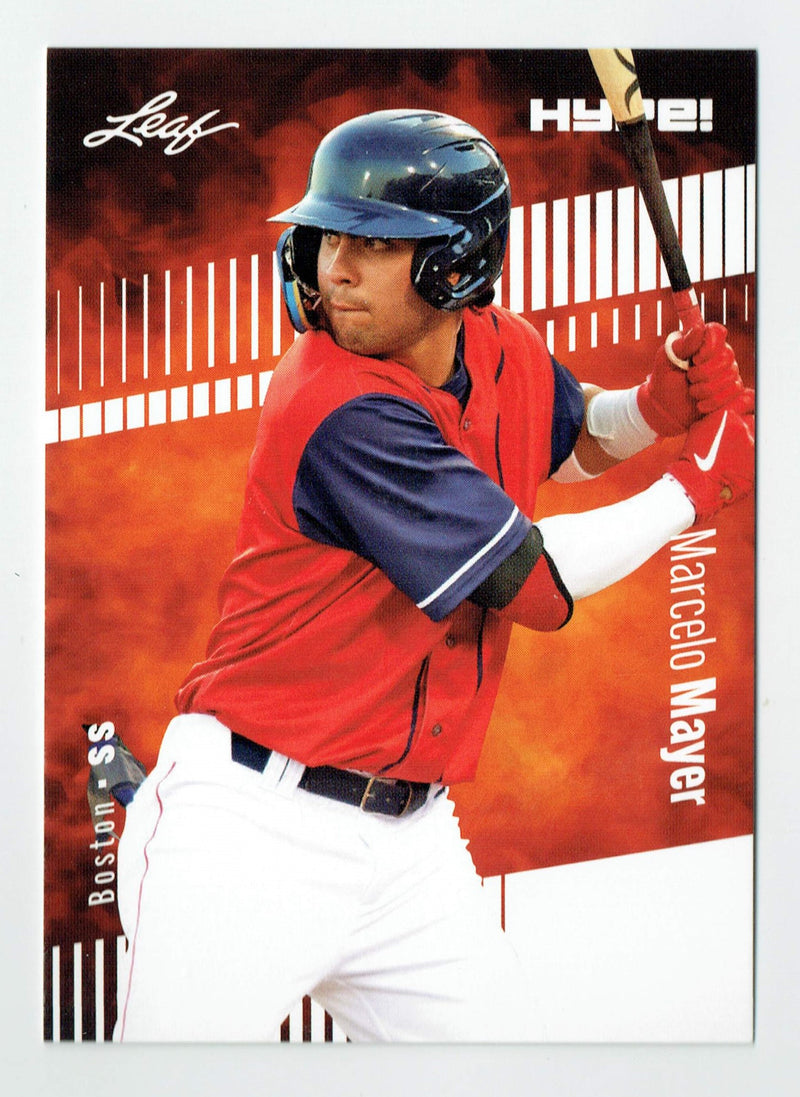 Mint Marcelo Mayer 2022 Leaf HYPE! #67 Just 5000 Ever Made! Boston Red Sox Rookie Card