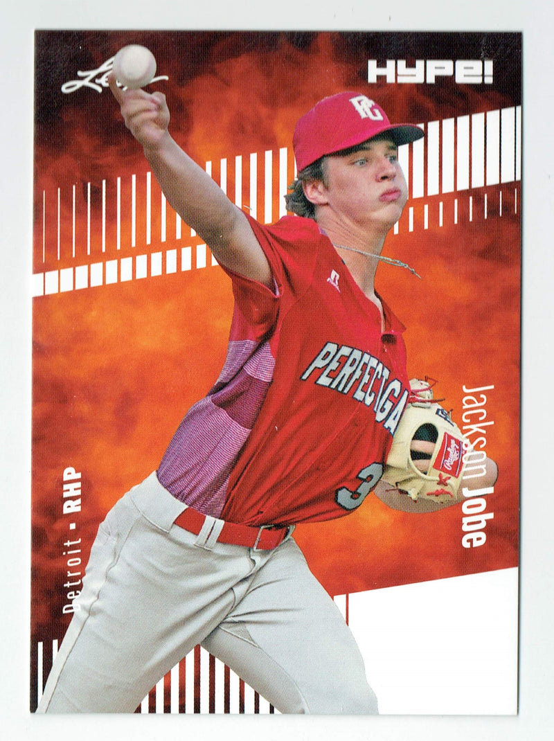 Mint Jackson Jobe 2022 Leaf HYPE #72 5000 Ever Made Tigers Rookie Card