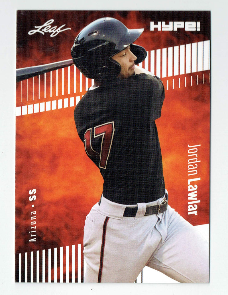 Mint Jordan Lawlar 2022 Leaf HYPE! #71 5000 Ever Made Diamondbacks Rookie Card