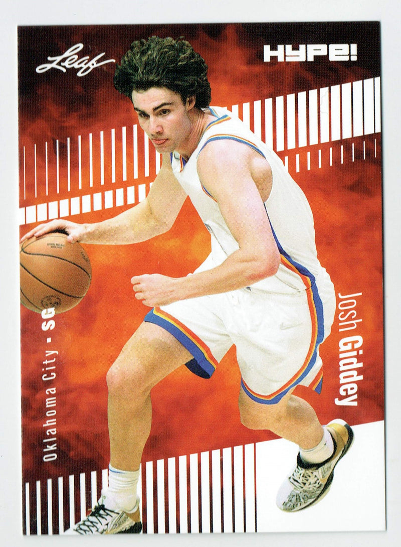 Mint Josh Giddey 2022 Leaf HYPE! #74A Just 5000 Ever Made! Oklahoma City Thunder Rookie Card