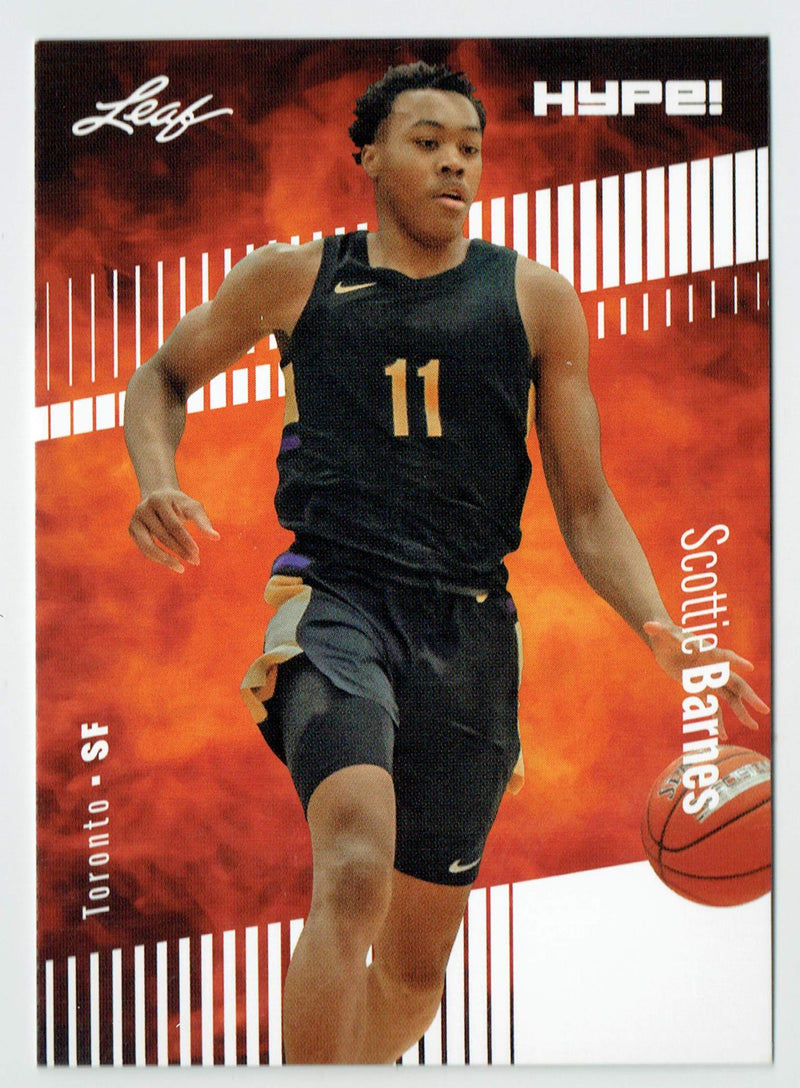 Mint Scottie Barnes 2022 Leaf HYPE #75A Just 5000 Ever Made Raptors Rookie Card