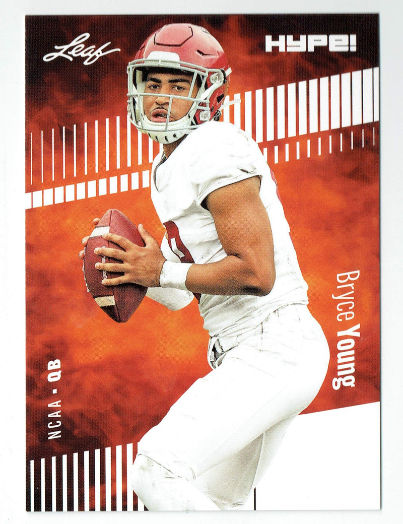 Mint Bryce Young 2022 Leaf HYPE #80 5000 Ever Made Rookie Card