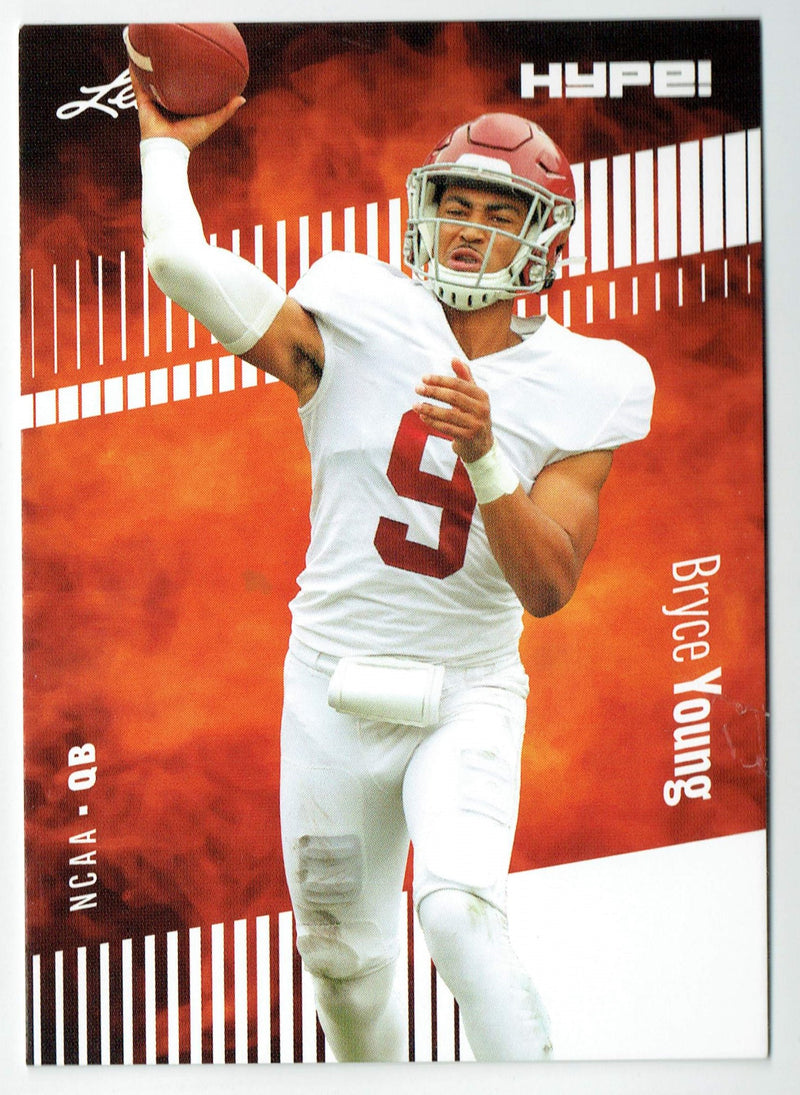 Mint Bryce Young 2022 Leaf HYPE #80A 5000 Ever Made Rookie Card