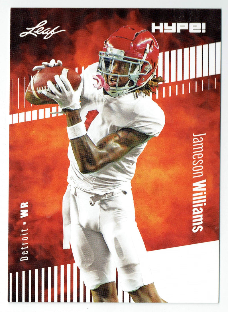 Mint Jameson Williams 2022 Leaf HYPE #88 5000 Ever Made /Alabama Rookie