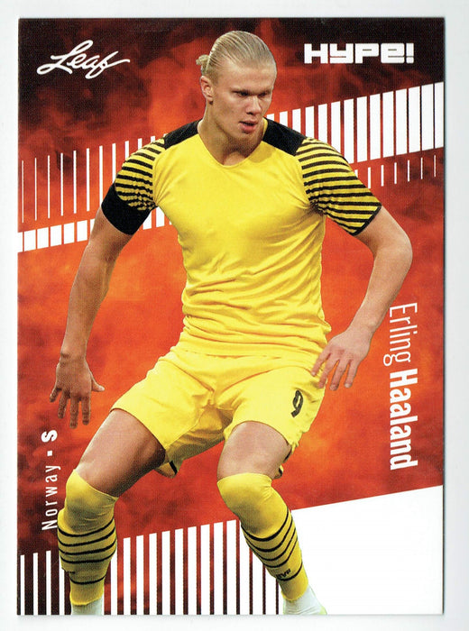 Mint Erling Haaland 2022 Leaf HYPE! #94 Just 5000 Ever Made! Terminator! Manchester City Trading Card
