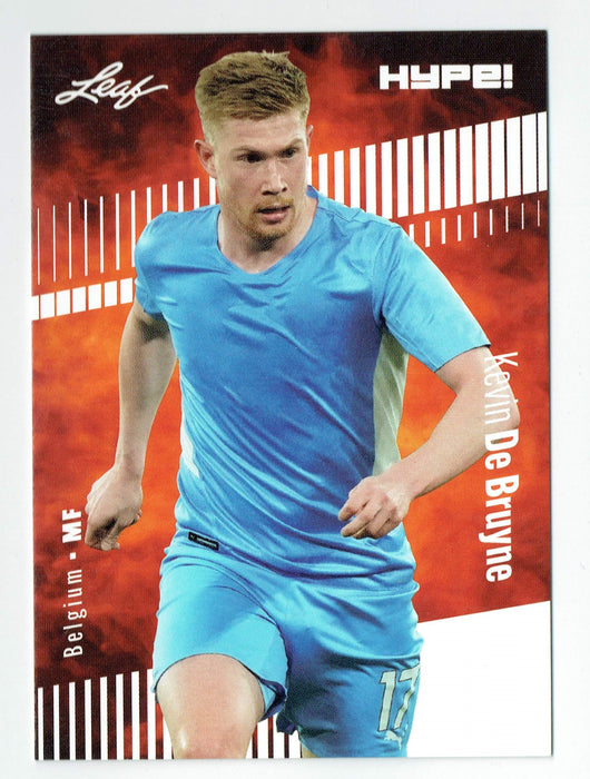 Mint Kevin De Bruyne 2022 Leaf HYPE! #95 Just 5000 Ever Made! Manchester City Trading Card