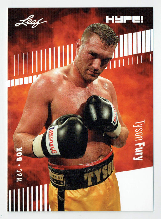 Mint Tyson Fury 2022 Leaf HYPE! #93 Just 5000 Ever Made! Gypsy King Heavyweight Champ Trading Card