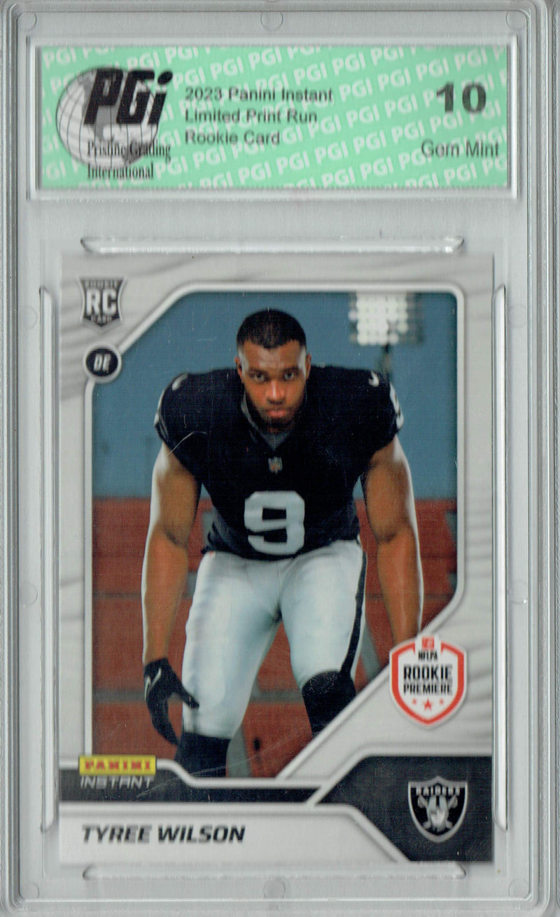 Tyree Wilson 2023 Panini Instant 1st Look #3 1 of 517 Rookie Card PGI 10