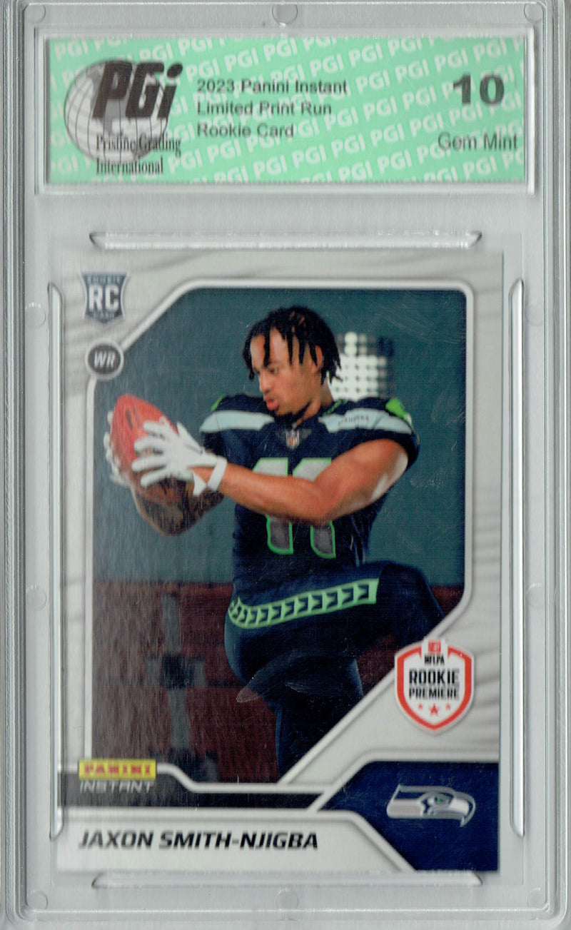 Jaxon Smith-Njigba 2023 Panini Instant 1st Look #7 1 of 559 Rookie Card PGI 10