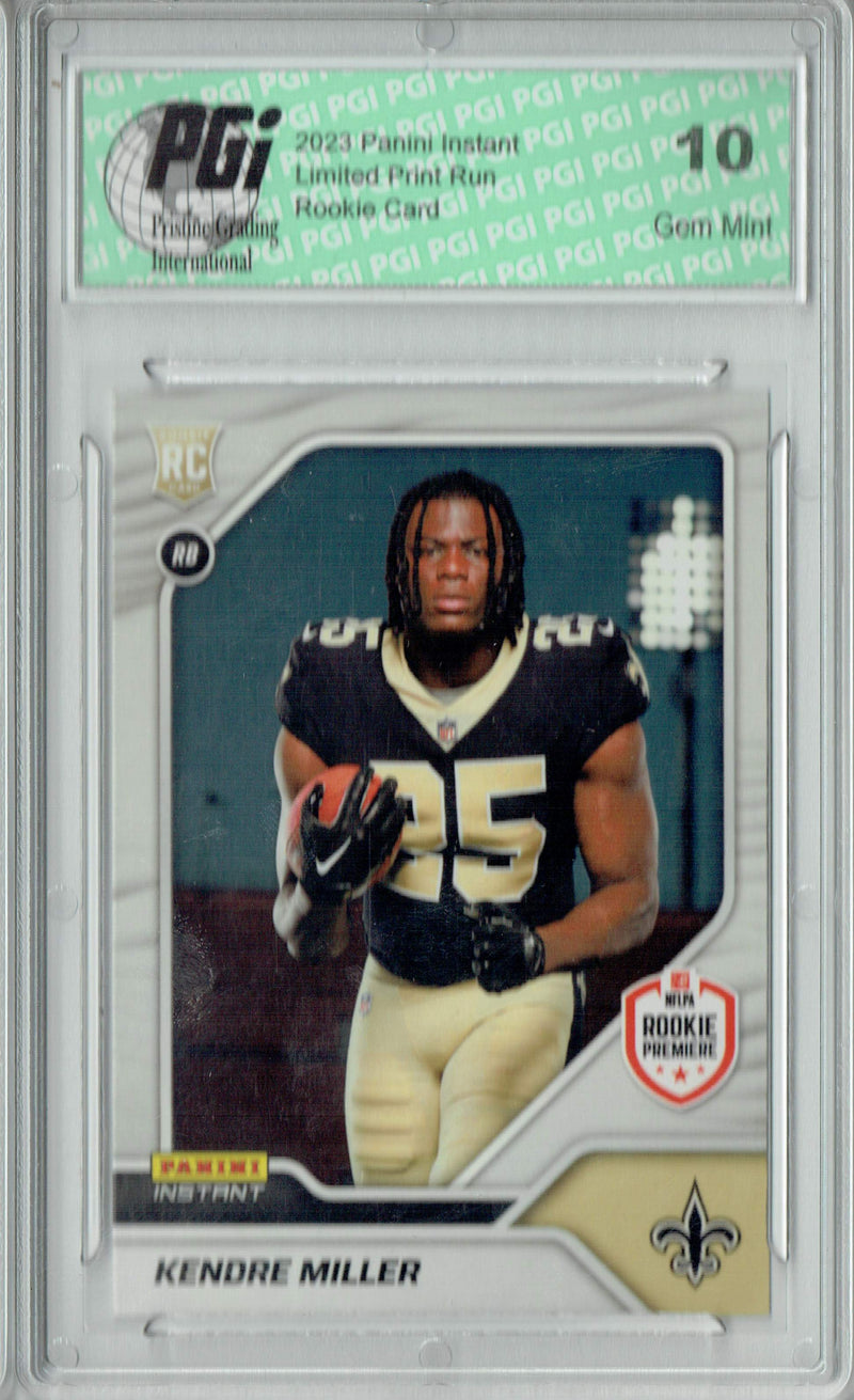 Kendre Miller 2023 Panini Instant 1st Look #22 1 of 516 Rookie Card PGI 10